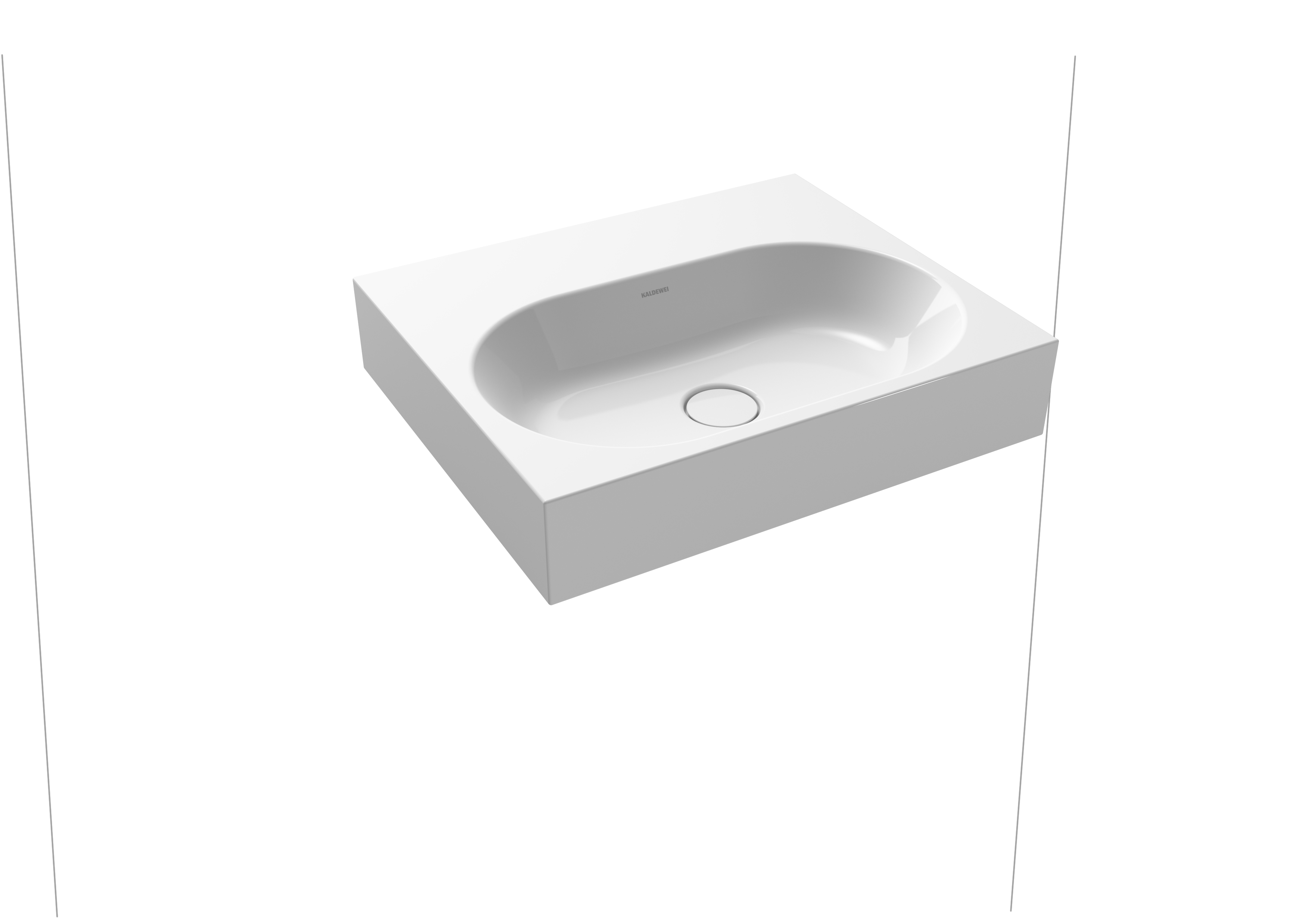 Умывальник KALDEWEI Сталь эмалированная 3061 1 альпийский белый 306130831  - Вид №1