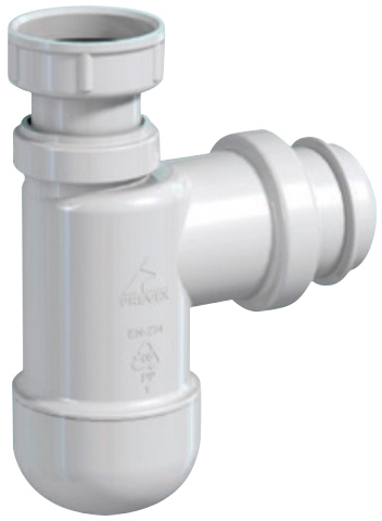 91090124 Сифон для раковины AQ400A3 D40 мм белый STLM-0478710 SANTECPRO