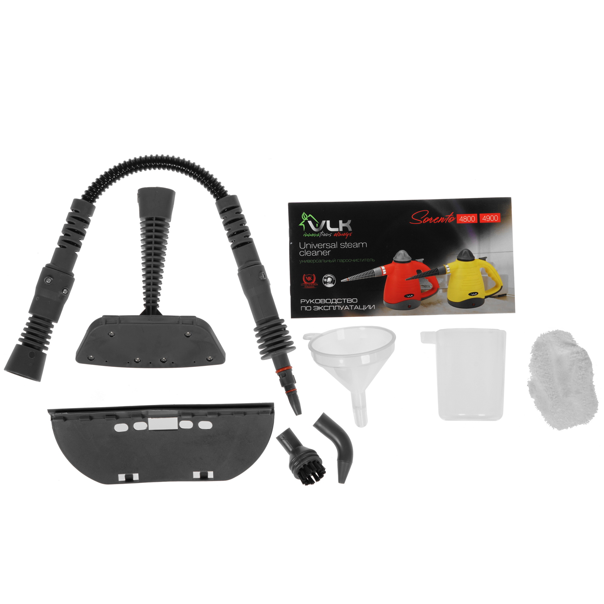 8190549 Пароочиститель VLK Sorento 4800 красный STDN-0086353 - Вид №4