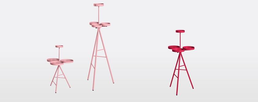 CaStil Круглый металлический горшок для цветов Symple Symple pv - Вид №3