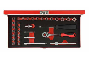 15948715 Набор торцевых головок 1/4 3300001 GEDORE RED