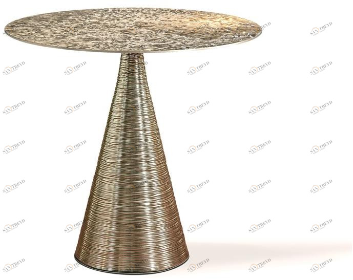 HESSENTIA | Cornelio Cappellini Приставной столик из отшлифованной вручную латуни Santreyd sun-id-1479093