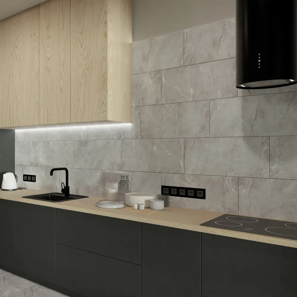 Настенная плитка Axima Оланга 30x60 см 1.62 м² матовая цвет серый STLM-2142759