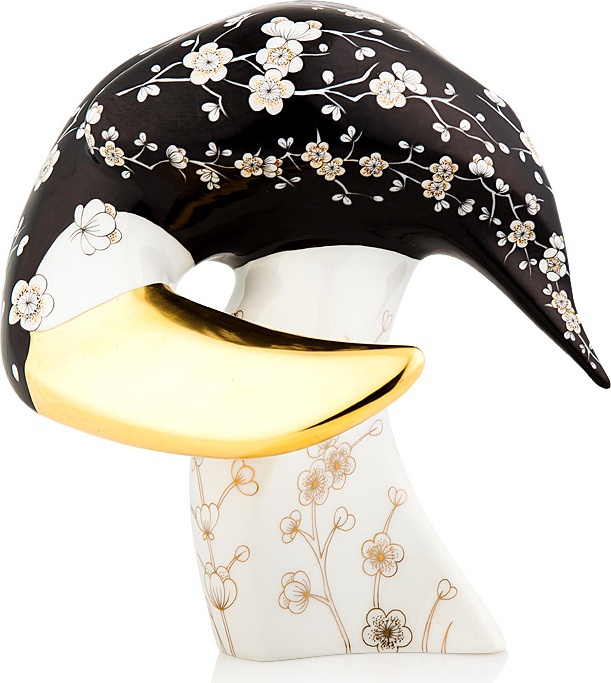 10628351 Herend Фигурка 15,5см "Птица Тукан" Фарфор 