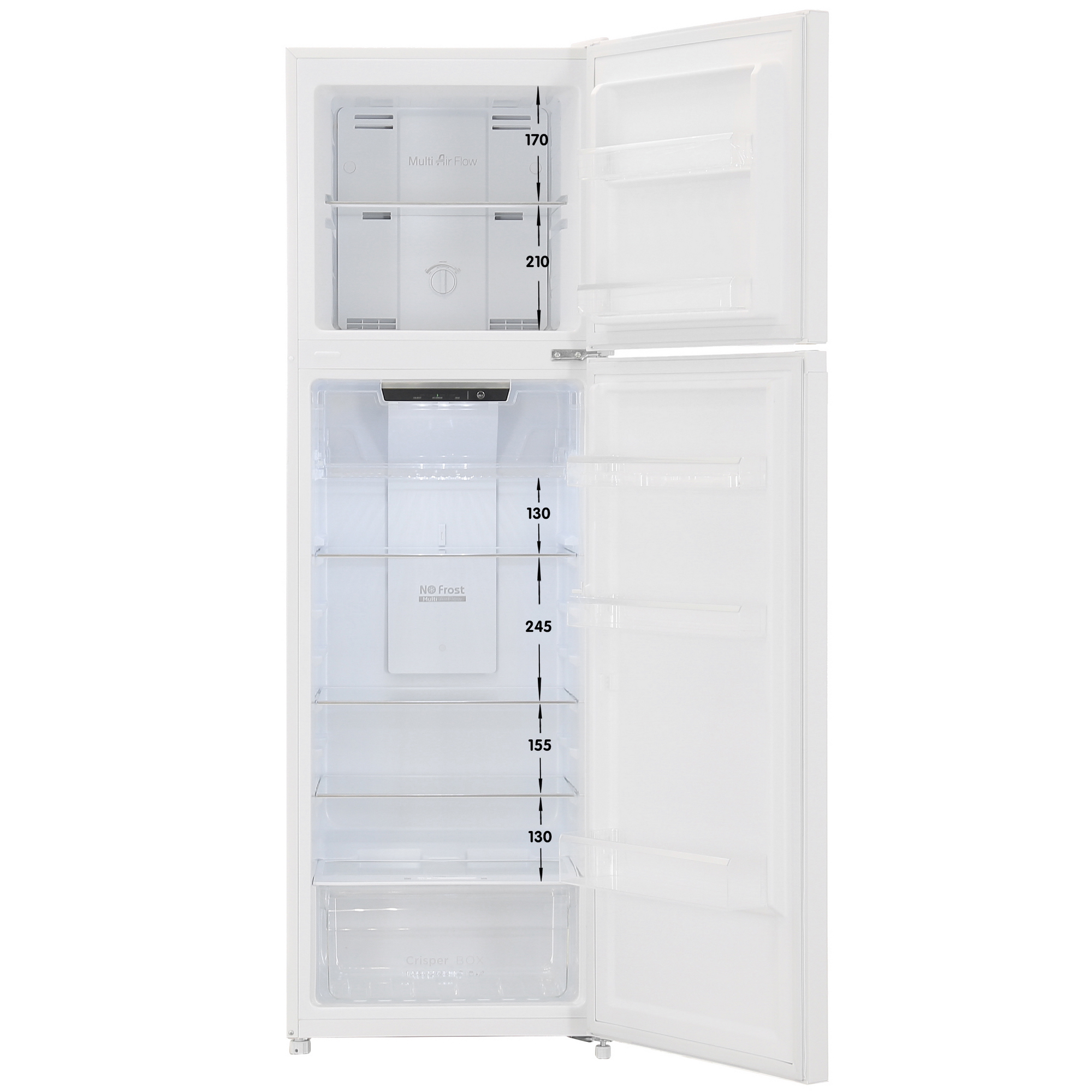 5098005 Холодильник с морозильником   DEXP T4-26AMG белый STDN-0027926 - Вид №1