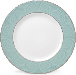 10597298 Lenox Тарелка обеденная 27см "Клара" (морская волна) Твёрдый фарфор