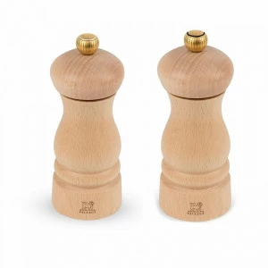 Мельницы деревянные для перца и соли натуральные 13 см Clermont PEUGEOT ДИЗАЙНЕРСКИЕ 00-3952000 Бежевый