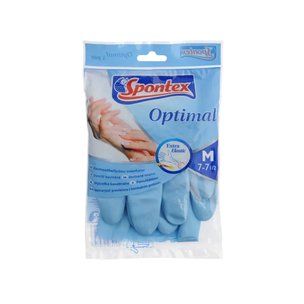 Перчатки Spontex Optimal хлопковые со вставкой, разм. M 84177006 STLM-2031911 