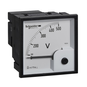 16005RU Поверенный вольтметр аналоговый 0-500В 72х72 Schneider Electric PowerLogic