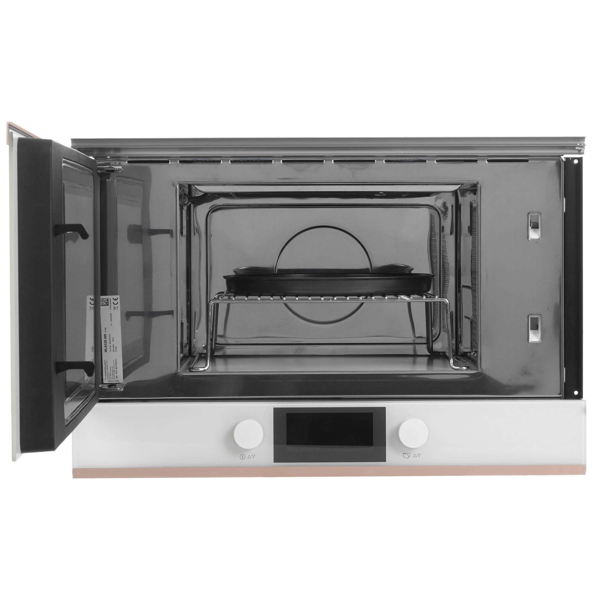 9256108 Встраиваемая микроволновая печь Kuppersbusch ML 6330.0 W7 Copper белый STDN-0033610 - Вид №5