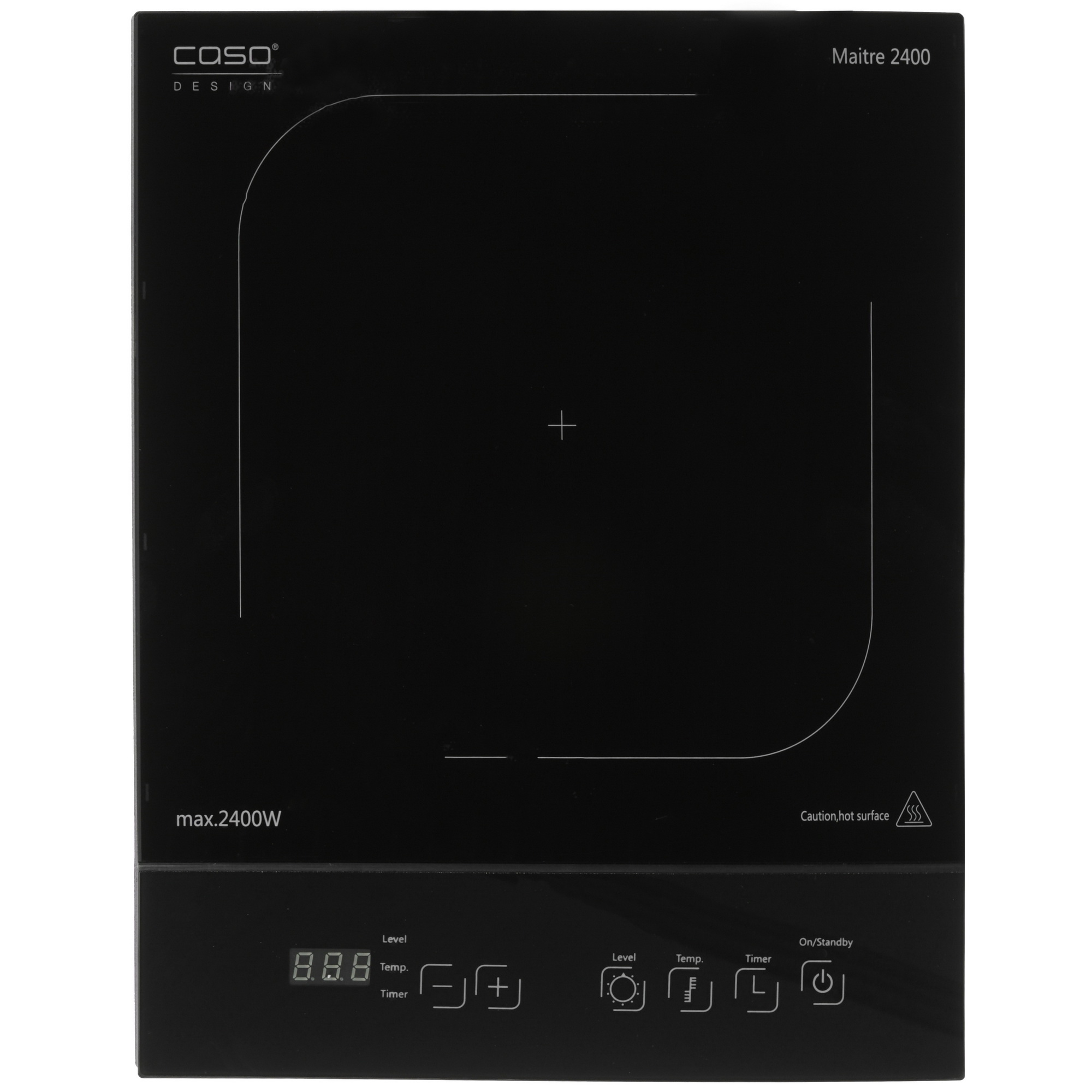 8117084 Плита компактная электрическая CASO Maitre 2400 черный STDN-0108146