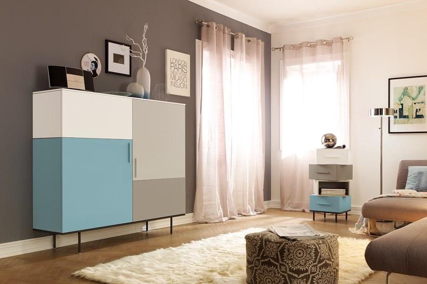 Moretti Compact Буфет лакированный с распашными дверцами sun-id-1512381 - Вид №1