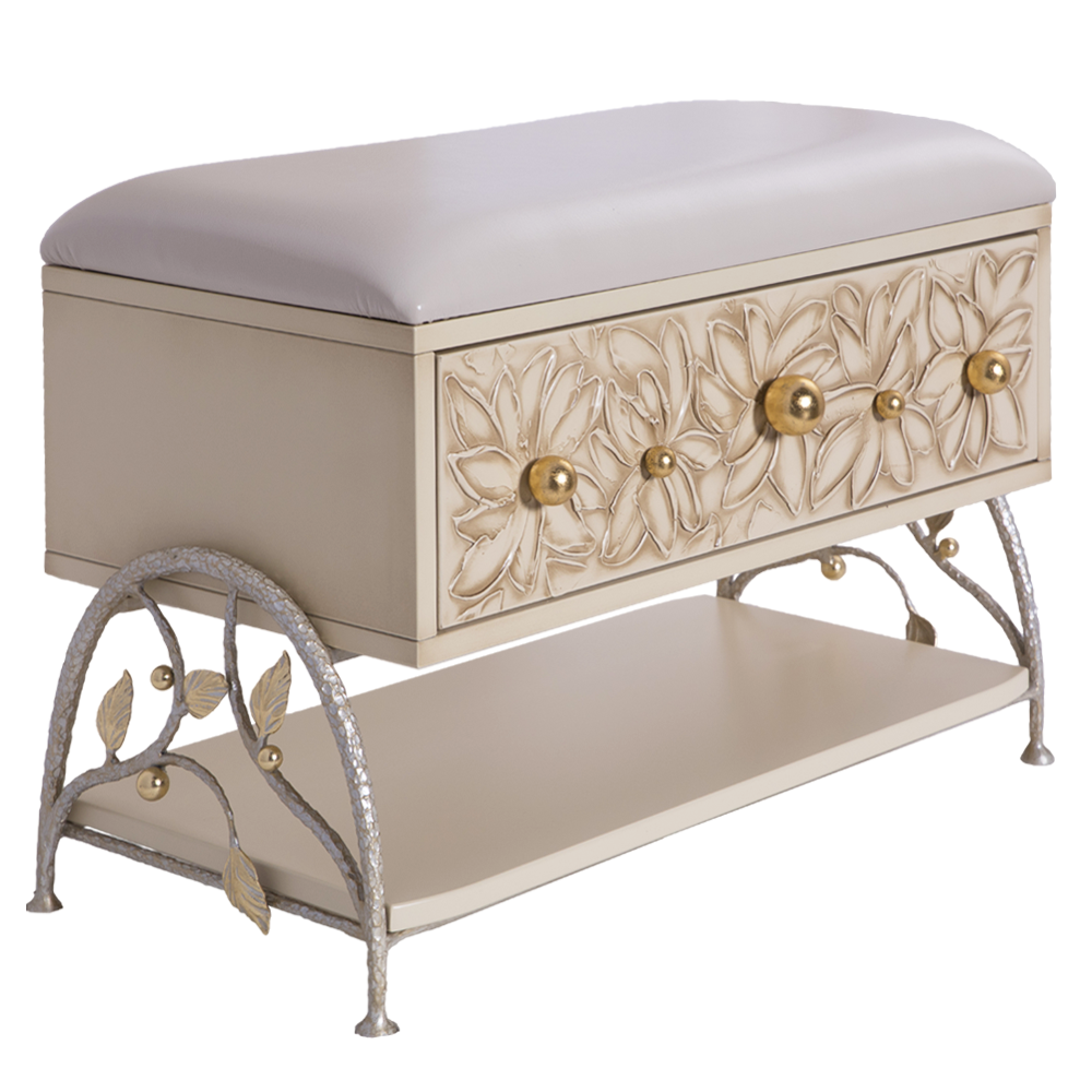 15011,14079 Настенная прихожая Терра Айвори с зеркалом BOGACHO 4627196590557, 4627196590526 - Вид №7