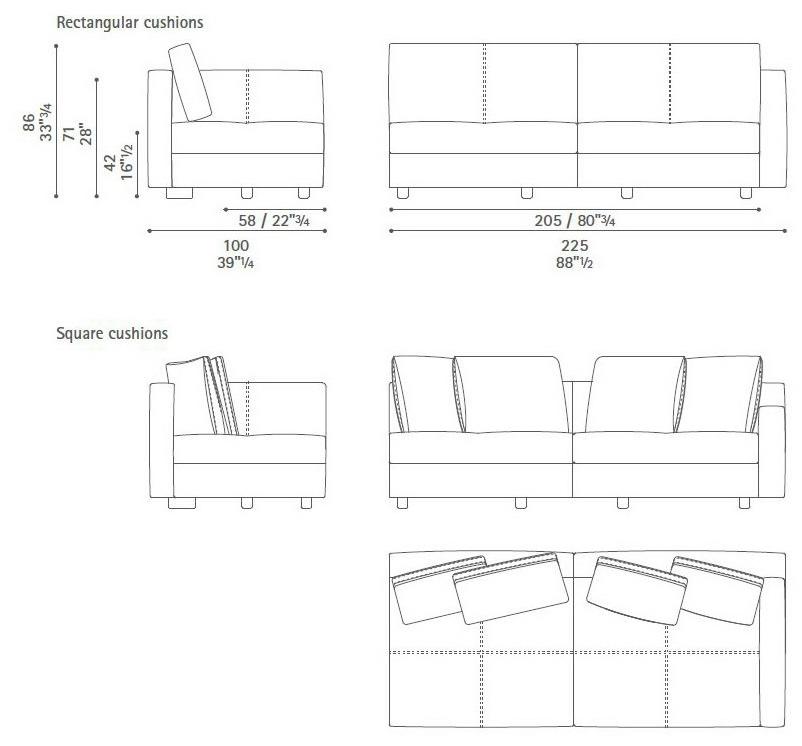 Poltrona Frau Модульный диван La collezione - divani e poltrone sun-id-1459157 - Вид №40