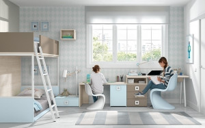 103187 Детская комната с двухъярусной кроватью Ambiente 38 Arasanz Oslo