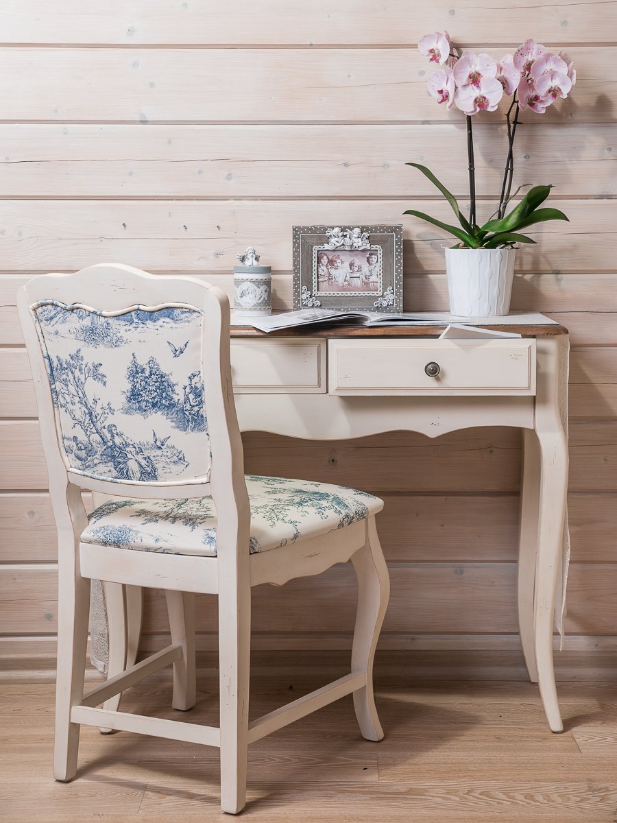 Стул Mobilier de Maison Бело-серый ДОМАШНЯЯ ОБСТАНОВКА MOBILIER DE MAISON 017192 Белый Santreyd  - Вид №4