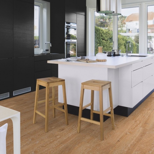 Массивная доска Boen Solid Plank Stonewed Old Grey Дуб Натур с брашью (Текстурированная) 800-2220х137 мм OGCA4KWD - Вид №13