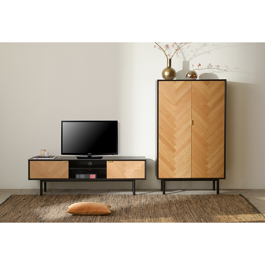 42153160 Тумба под ТВ , calvi, 160х43х50 см Unique Furniture  - Вид №7