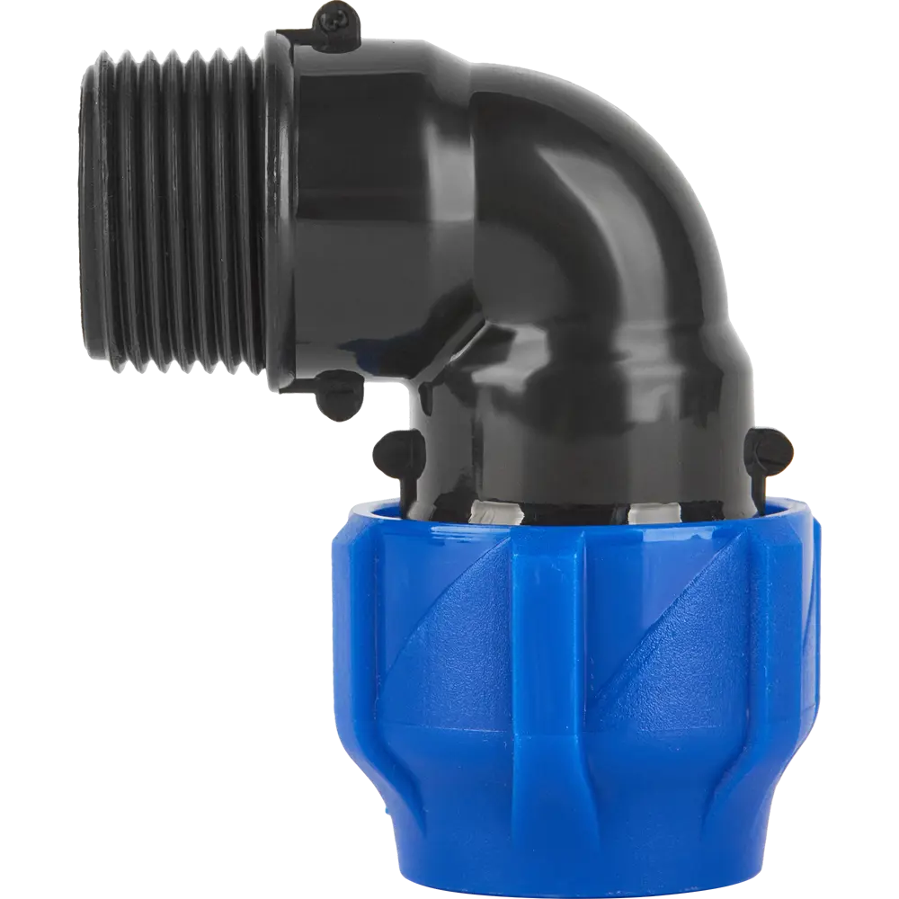 Отвод комбинированный 90° ПНД Valfex 3/4"x20 мм НР 83742582 STLM-2061630  - Вид №1