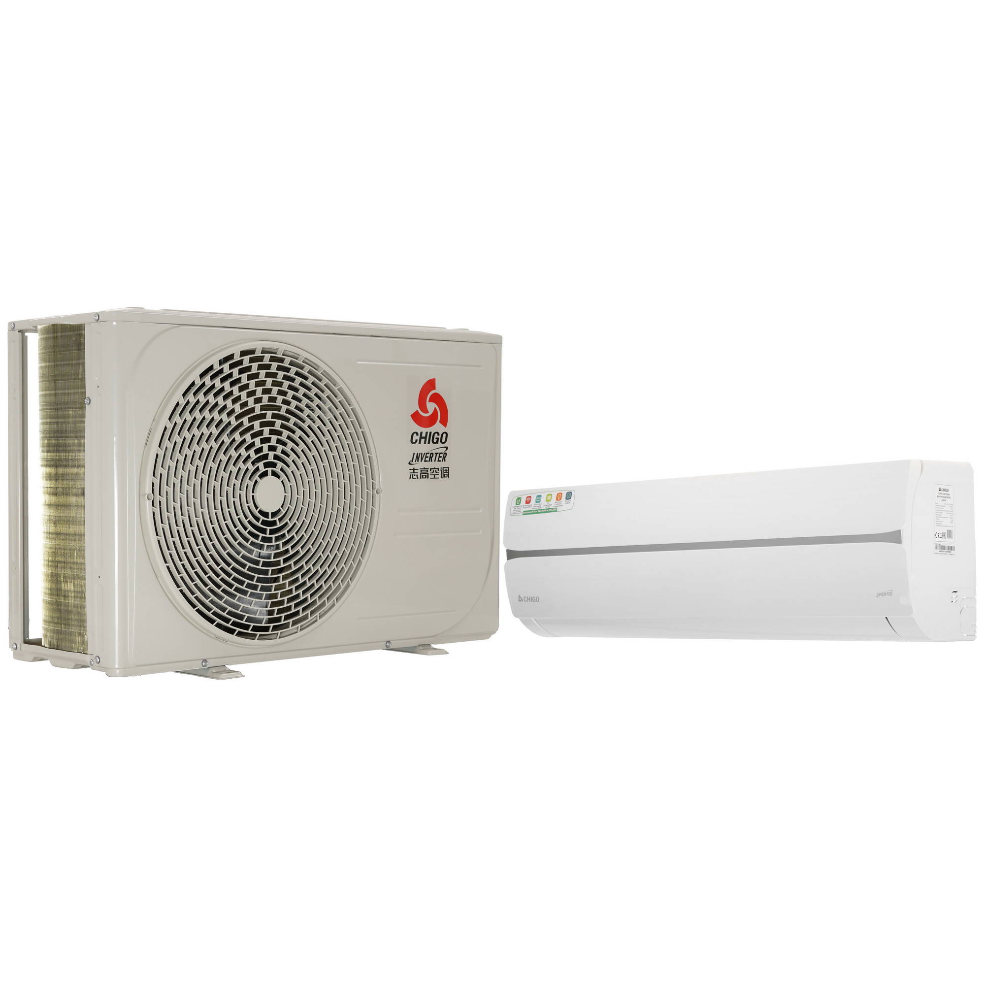 9025313 Кондиционер настенный сплит-система Chigo KING CS-51V3A-1B172/CS-51V3A-1B172 белый STDN-0072698