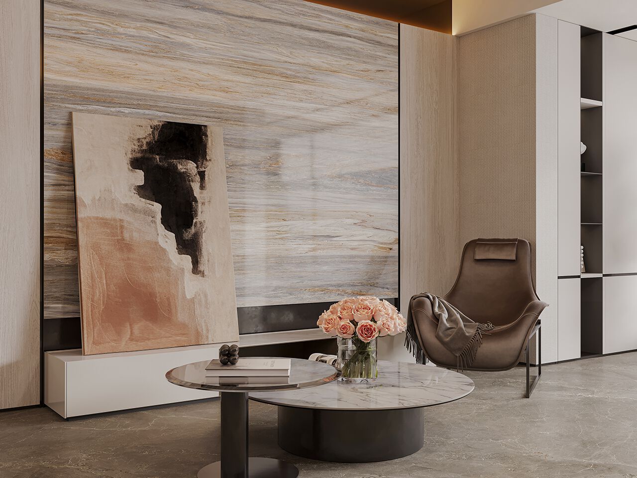 Мраморный пол / покрытие GANI MARBLE TILES PALISSANDRO BLUE ARCH-00079447 - Вид №1