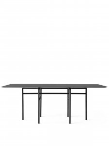 1150149 MENU Обеденный стол Snaregade, прямоугольный Черный | Угольный линолеум