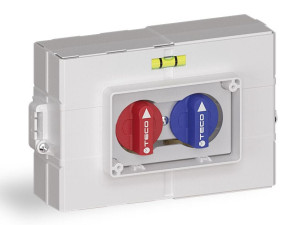 Комплект с двойным запорным устройством