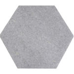 FUBR043 Шестиугольный приставной столик с мраморной столешницей ijlbrown  - Вид №6