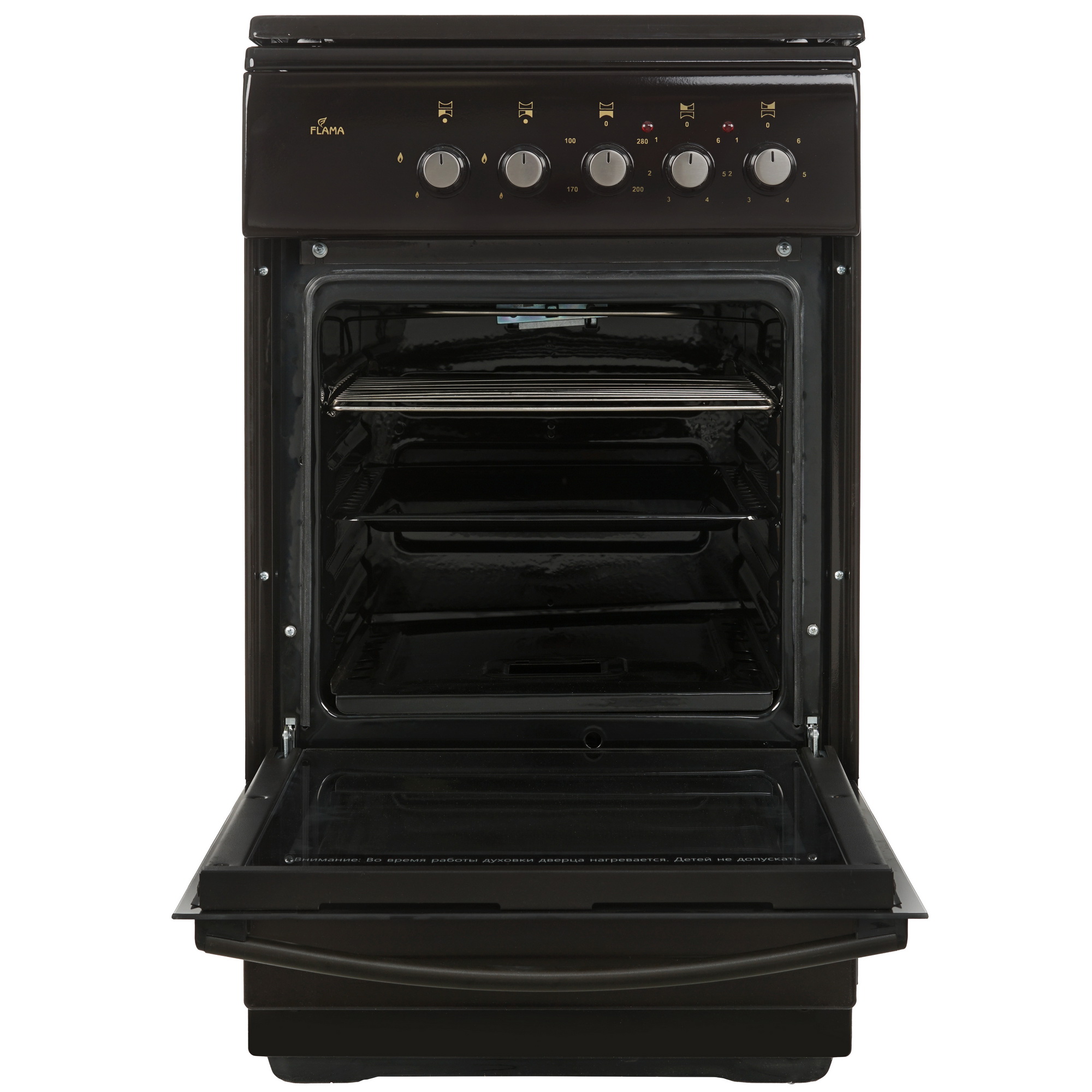 5305307 Комбинированная плита Flama L FK 2212 коричневый Flama group STDN-0120211 - Вид №6