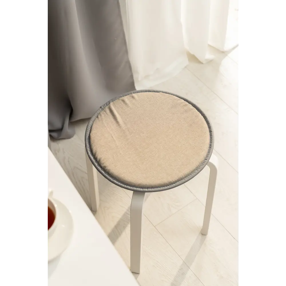 Галета Linen Way Савана ø 36 см бежевая 84238628 STLM-2150719  - Вид №4