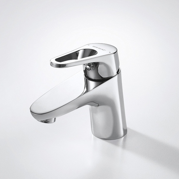 Смеситель для ванной комнаты на раковину низкий DROP-D F148162C bravat - Вид №1