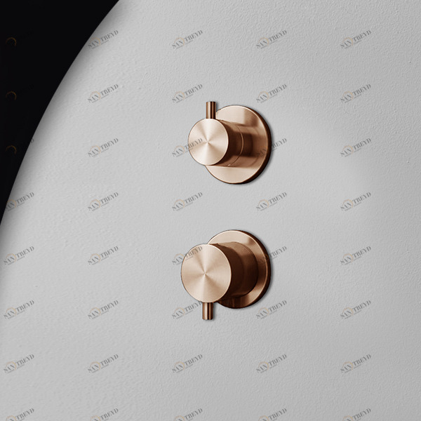 Смеситель для душа розовое золото Hiro Radomonte HIR94R