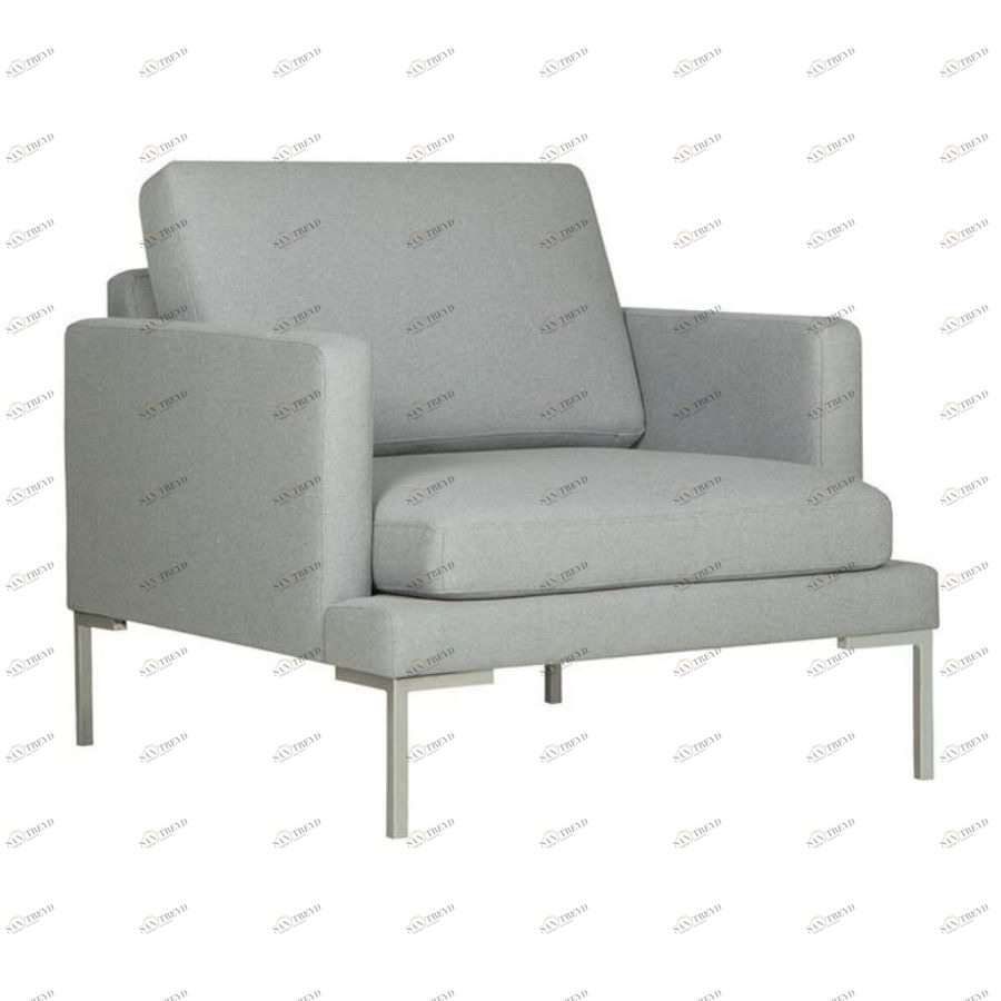 Кресло Ludvig, светло-серое Sits S1376