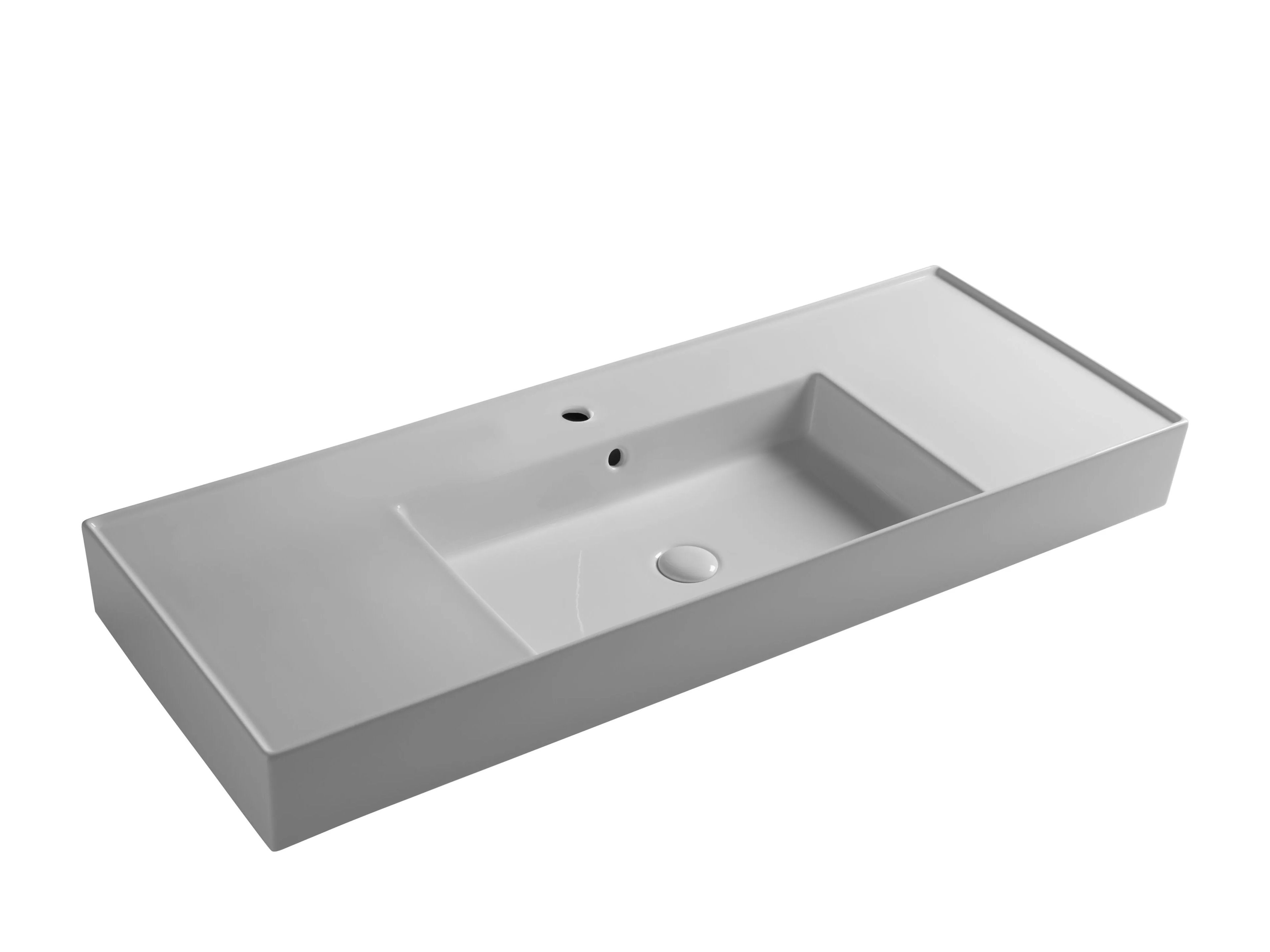 Керамическая одиночная прямоугольная раковина Olympia Ceramica DROP ARCH-00136620 - Вид №25