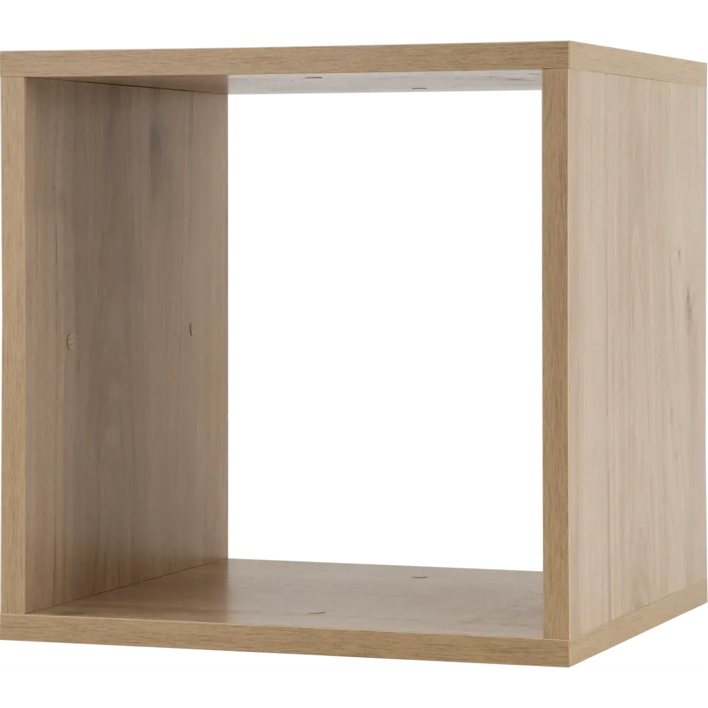 Стеллаж Spaceo KUB 1 секция 36x36.1x31.7 см ЛДСП цвет гикори джексон 82731875 STLM-2159805  - Вид №3