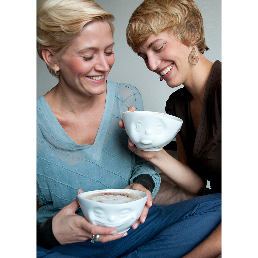 T01.01.01 Чаша tassen grinning 500 мл белая Tassen by FIFTYEIGHT PRODUCTS  - Вид №3