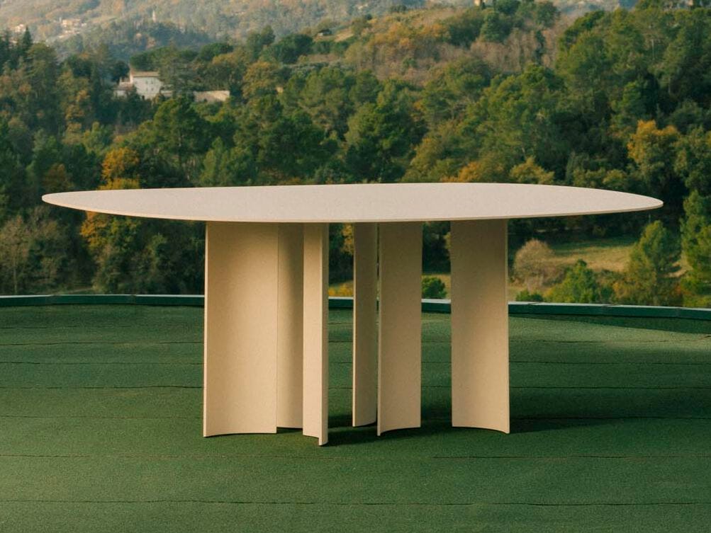 Металлический овальный стол Ripa INDIA SASSO ARCH-00022266