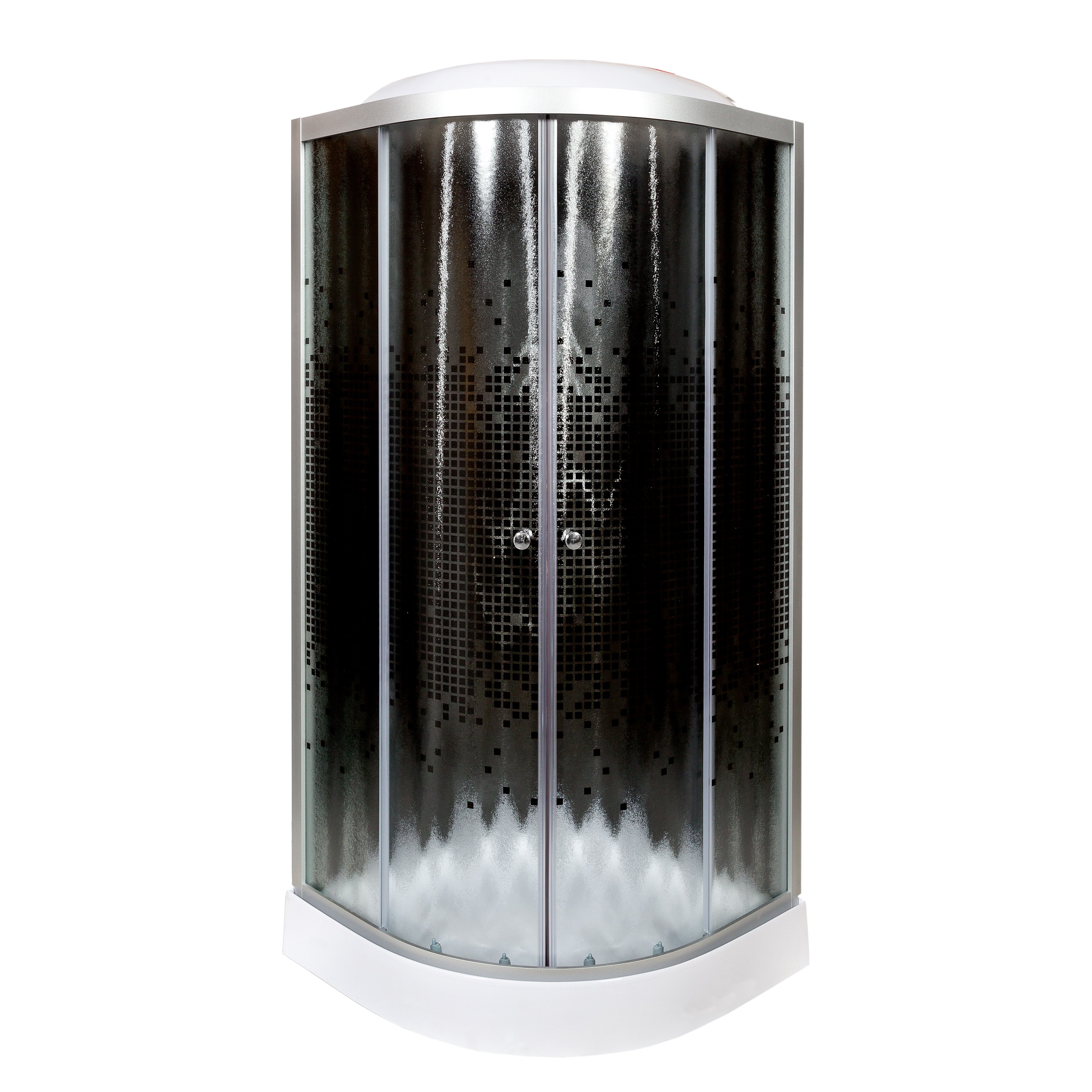 D90 Душевая кабина DETO Серия D L 801 с гидромассажем BLACK - Вид №13