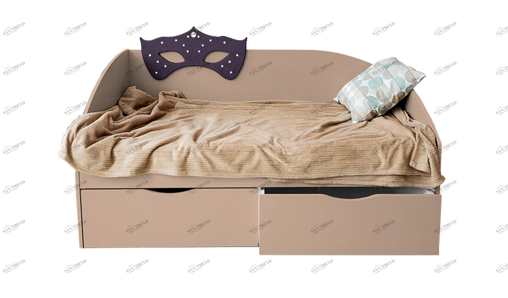 Детский диван-кровать с 2 ящиками "Венеция" МАНДАРИН ВЕНЕЦИЯ 178662 Бежевый Santreyd