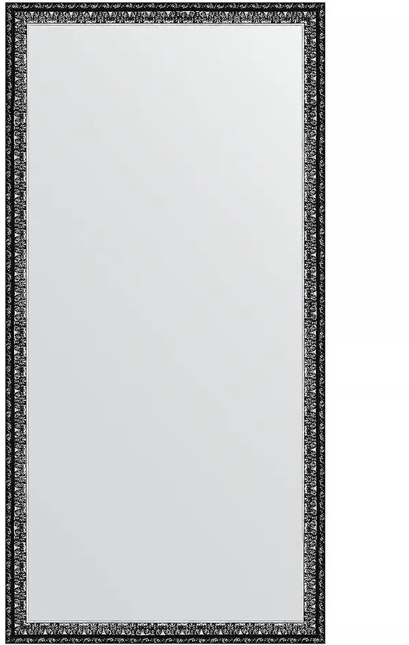 90311484 Зеркало в багетной раме Evoform черненое серебро 38 мм 50x100 см BY 1048 STLM-0834714