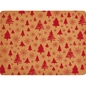 Салфетка 30x40 см Зима пробка красная 84547167 STLM-2116775