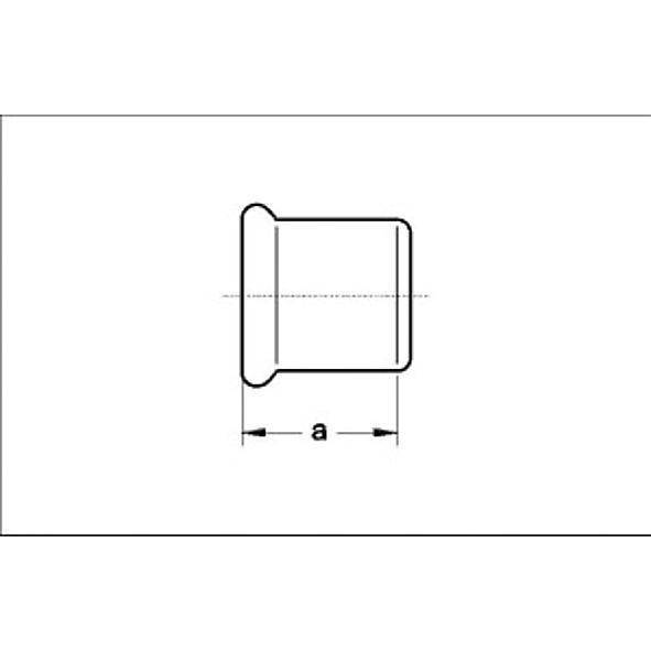 1630176 SANHA 6301 пресс-фитинг, медь, заглушка ВПр 76,1 мм  - Вид №1