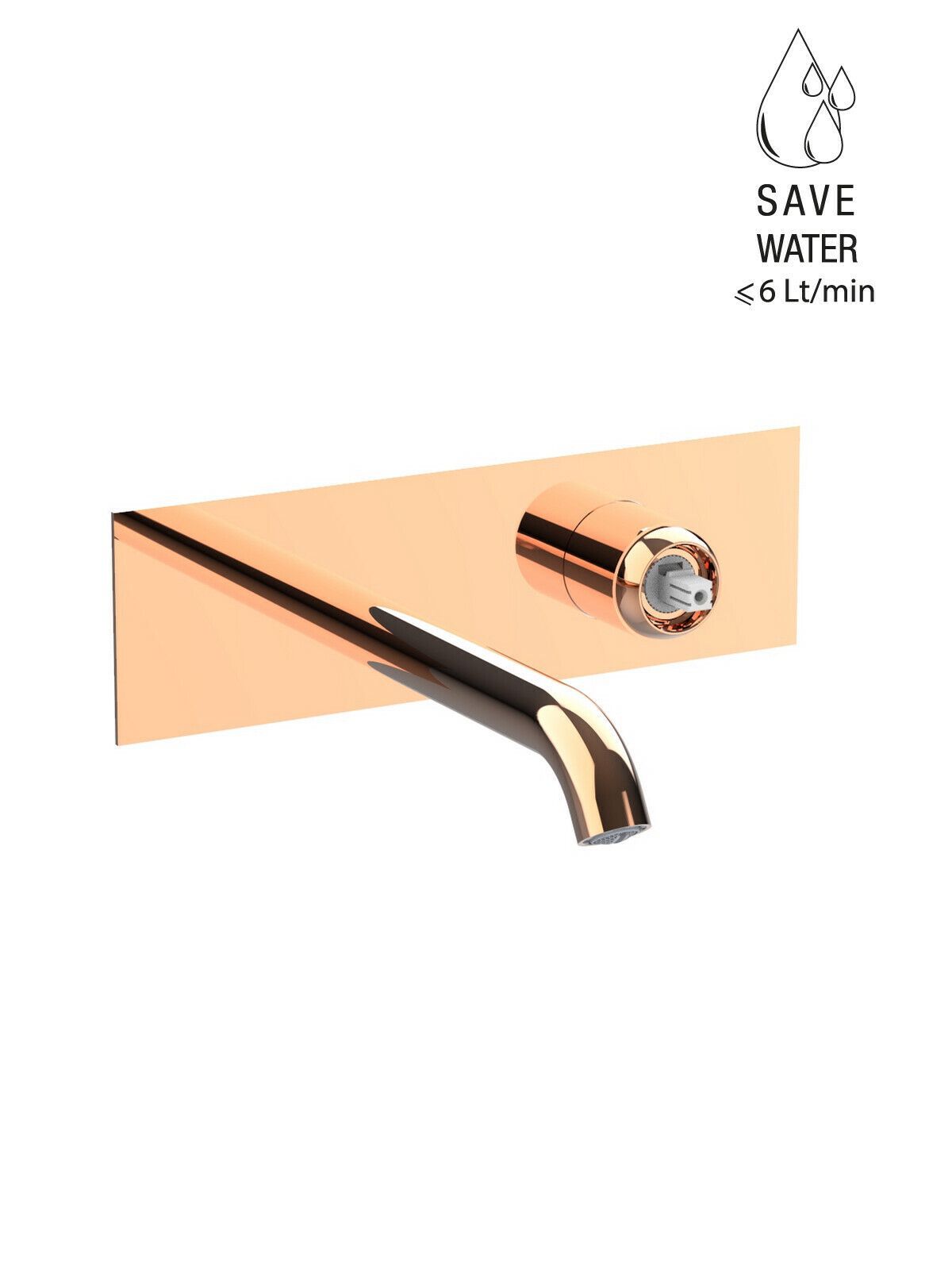 Настенный смеситель для раковины с 2 отверстиями без слива Rubinetterie Frattini Pepe XLS ARCH-00148159 - Вид №4