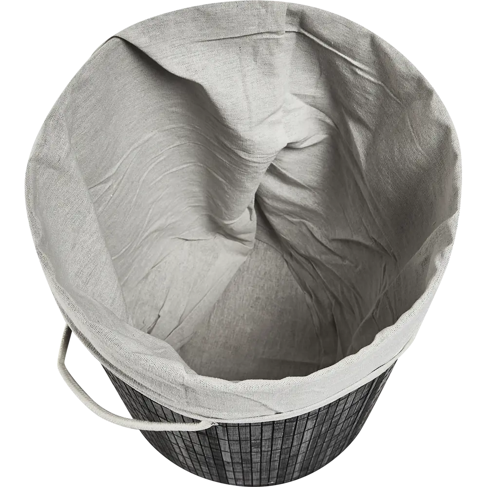 Корзина для белья Vidage Sepet 48 л бамбук цвет черный STLM-2174865 - Вид №2