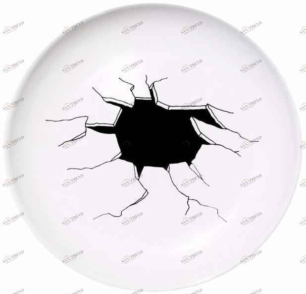 Kiasmo Керамическая тарелка Overlook 2014kddovef