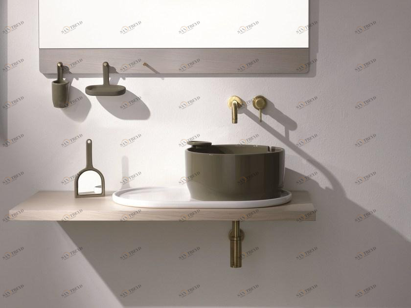 Накладная раковина на столешницу  овальная Olympia Ceramica UKIYO-E sun-id-1426792