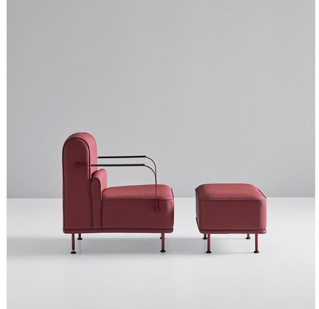 Mobboli Прямоугольный пуф из ткани Alpe sun-id-1365855 - Вид №1