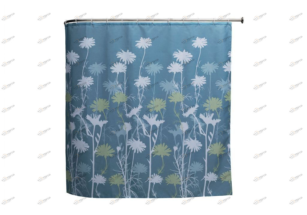 Шторка для ванны Aquanet SC7040B 180см, одуванчики 