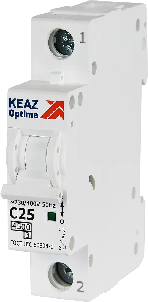 Автоматический выключатель КЭАЗ Opti Din BM63 25А для надежной защиты электросети 89206665