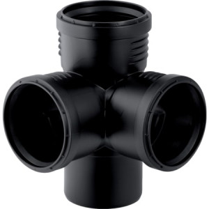 390.459.14.1 Крестовина двухплоскостная Geberit Silent-PP 87,5° Geberit